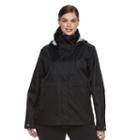 Plus Size Columbia Spring Run Hooded Short Trench Jacket, Women's, Size: 3xl, Grey (charcoal)