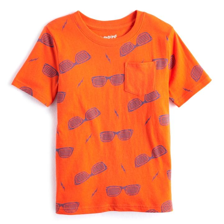 Boys 4-10 Jumping Beans&reg; Sunglasses Pocket Tee, Size: 4, Brt Red