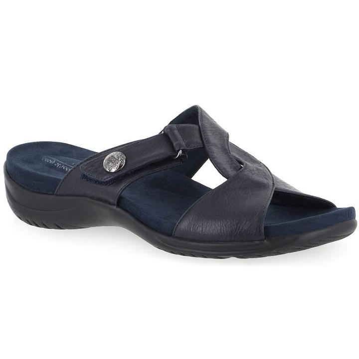 Easy Street Spark Women's Comfort Sandals, Size: 6 Ww, Blue (navy)