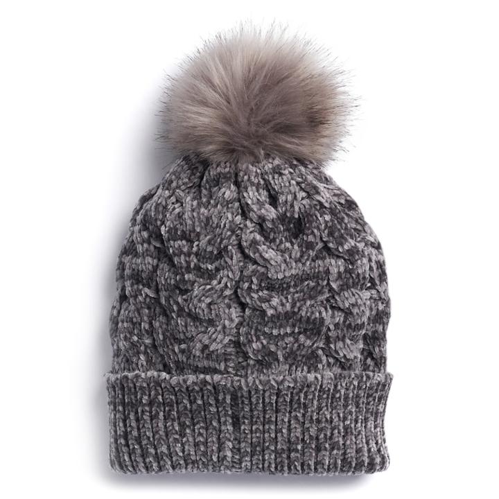 Women's Sonoma Goods For Life&trade; Chunky Cable-knit Beanie, Grey