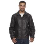 Men's Dockers Faux-leather Jacket, Size: Large, Dark Brown