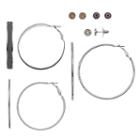 Mudd&reg; Nickel Free Hoop & Round Stud Earring Set, Women's, Multicolor