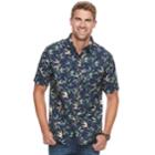 Men's Croft & Barrow&reg; Classic-fit Crosshatch Button-down Shirt, Size: Xxl, Blue