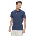 Men's Apt. 9&reg; Soft Touch Printed Polo, Size: Medium, Dark Blue
