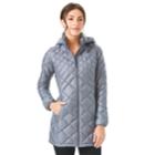 Women's 32 Degrees Hooded Puffer Jacket, Size: Small, Grey