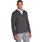 Men's Van Heusen Fleece Bomber Jacket, Size: Large, Black