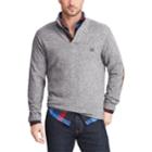 Men's Chaps Regular-fit Mockneck Pullover Sweater, Size: Small, Grey