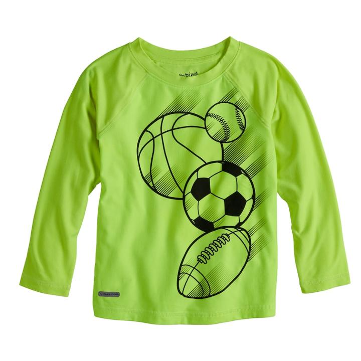 Toddler Boy Jumping Beans&reg; Playcool Active Raglan Graphic Top, Size: 3t, Brt Yellow