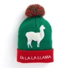 Boys Fa La La Llama Hat, Green