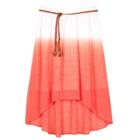 Girls 7-16 Iz Amy Byer Dip-dye Gauze Belted High-low Skirt, Girl's, Size: Large, Ovrfl Oth