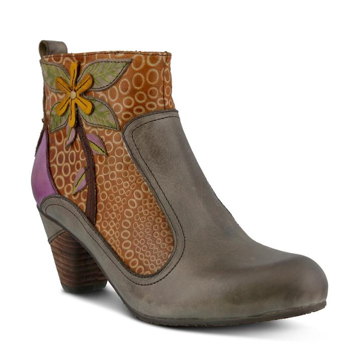 L'artiste By Spring Step Dramatic Women's Ankle Boots, Size: 41, Dark Beige