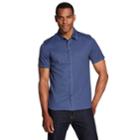Men's Van Heusen Never Tuck Slim-fit Button-down Shirt, Size: Small, Med Blue