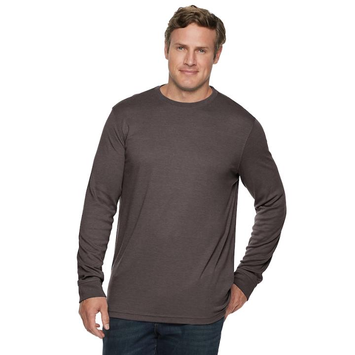 Big & Tall Croft & Barrow&reg; Classic-fit Easy-care Crewneck Tee, Men's, Size: 2xb, Lt Beige
