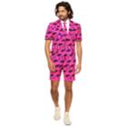 Men's Opposuits Slim-fit Tropicool Suit & Tie Set, Size: 42 - Regular, Dark Pink