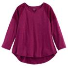 Girls 7-16 & Plus Size So&reg; Crochet Lace Shoulder Top, Size: 7-8, Med Purple