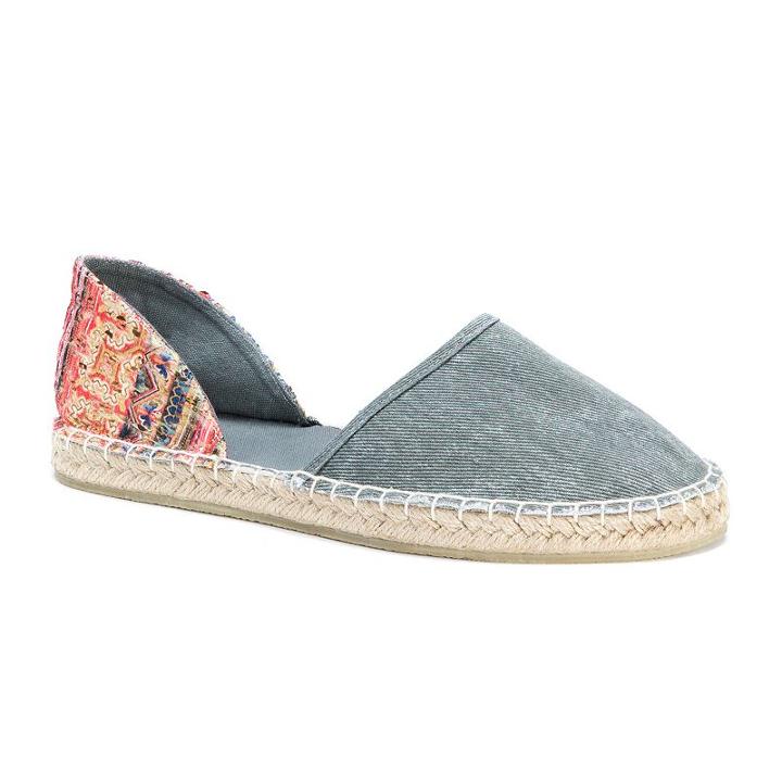 Muk Luks Karina Women's Espadrille Flats, Girl's, Size: 7, Med Blue