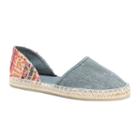 Muk Luks Karina Women's Espadrille Flats, Girl's, Size: 7, Med Blue