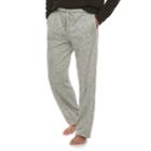 Men's Croft & Barrow&reg; Sweater Fleece Lounge Pants, Size: Xl, Light Grey