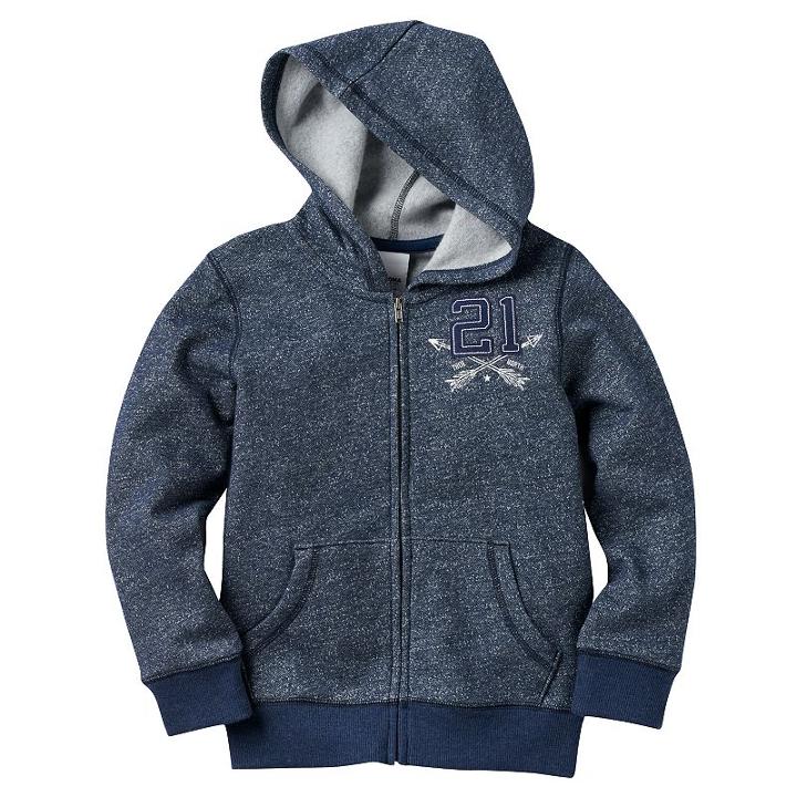 Boys 4-7x Sonoma Goods For Life&trade; Fleece-lined Marled Hoodie, Boy's, Size: 4, Blue
