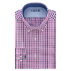 Big & Tall Izod Performax Wrinkle-free Button-down Collar Dress Shirt, Men's, Size: 18.5 37/8t, Dark Pink