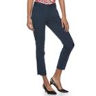 Juniors' Candie's&reg; Scalloped-pocket Ankle Pants, Teens, Size: 11, Dark Blue
