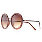 Lc Lauren Conrad Runway Collection 52mm Myth Round Sunglasses, Women's, Red/coppr (rust/coppr)