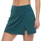 Women's Tek Gear&reg; Front Slit Skort, Size: Medium, Turquoise/blue (turq/aqua)