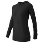 Women's New Balance Petal Perfect Half-zip Workout Hoodie, Size: Xl, Black
