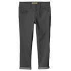 Girls 4-8 Squeeze Cuffed Jeggings, Girl's, Size: 6, Med Grey