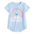 Girls 4-10 Jumping Beans&reg; Nasa Space Shuttle Tee, Size: 6, Blue