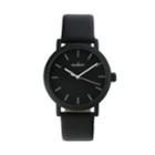 Peugeot Men's Casual Leather Watch - 2059bk, Size: Large, Black