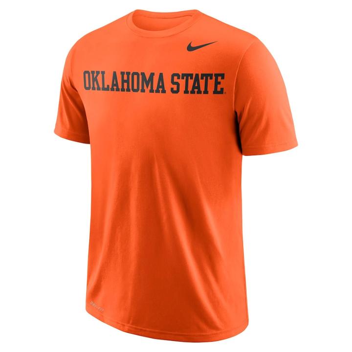 Men's Nike Oklahoma State Cowboys Wordmark Tee, Size: Medium, Orange