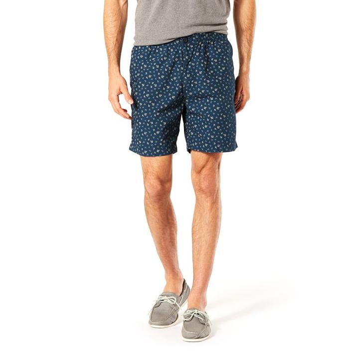 Men's Dockers&reg; Weekend Cruiser D3 Classic-fit Stretch Shorts, Size: Small, Dark Blue