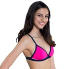 Women's Dolfin Bellas Reversible Triangle Bikini Top, Size: Medium, Blue (azure)