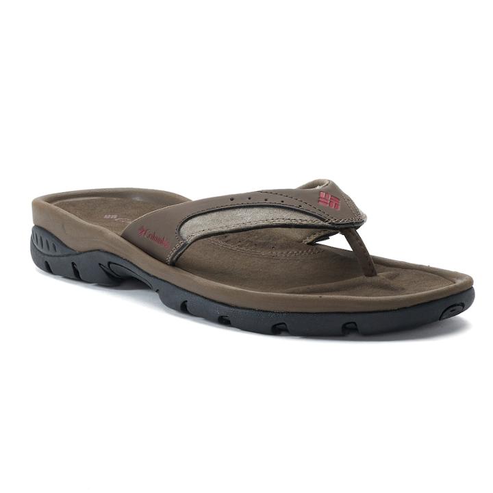 Columbia Tango Iii Men's Flip Flop Sandals, Size: 9, Lt Brown