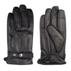 Men's Dockers&reg; Intelitouch Leather Touchscreen Gloves, Size: Xl, Black