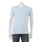 Men's Apt. 9 Solid V-neck Tee, Size: Medium, Light Blue