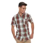 Men's Urban Pipeline&reg; Maxflex Plaid Button-down Shirt, Size: Medium, Med Brown