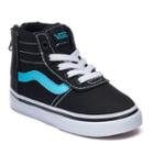 Vans My Maddie Zip Toddler Girls' High Top Sneakers, Size: 9 T, Black
