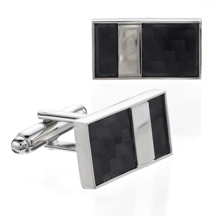 Men's Apt. 9&reg; Dane Cuff Links, Dark Grey