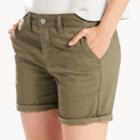 Women's Levi's Classic Chino Boyfriend Shorts, Size: 27(us 4)m, Green