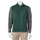 Men's Croft & Barrow&reg; Arctic Fleece Vest, Size: Xl, Green