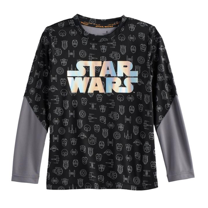 Boys 4-7x Star Wars A Collection For Kohl's Tee, Size: 7, Black