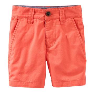Boys 4-8 Oshkosh B'gosh&reg; Solid Dock Shorts, Size: 5, Orange