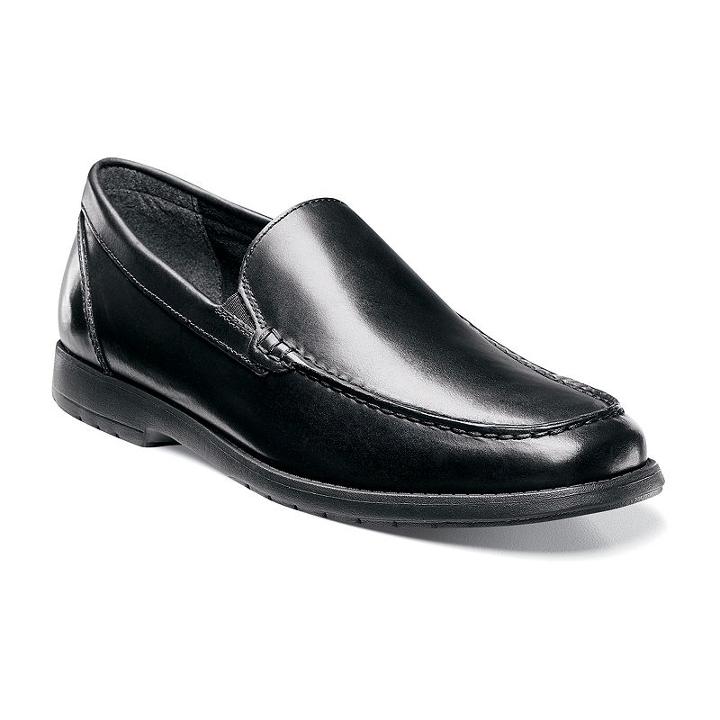 Nunn Bush Arlington Men's Slip On Dress Shoes, Size: 8.5 Wide, Black