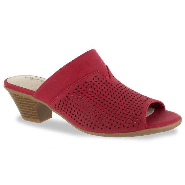 Easy Street Posh Women's Mules, Size: Medium (10), Red