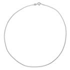 Primrose Sterling Silver Box Chain Necklace, Women's, Size: 16, Grey