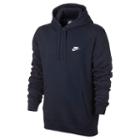 Men's Nike Club Fleece Pullover Hoodie, Size: Large, Light Blue