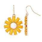 Yellow Daisy Drop Earrings, Women's