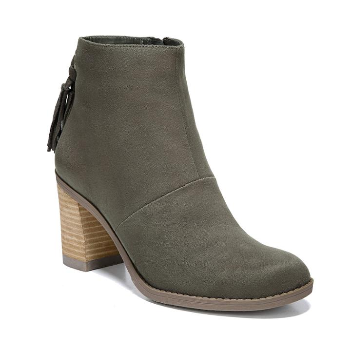 Dr. Scholl's Lewis Women's High Heel Ankle Boots, Size: Medium (6.5), Green